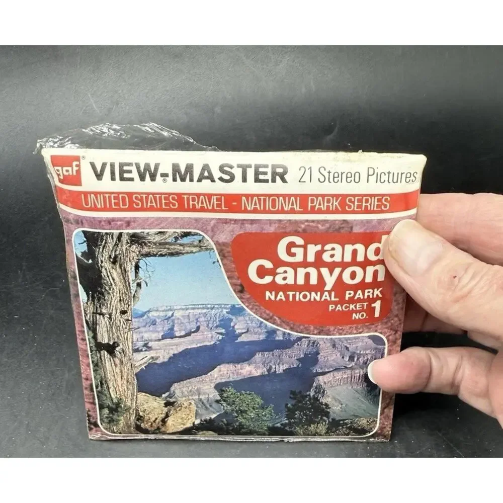 Grand Canyon National Park Set 1 3d View-Master 3 Reel Packet Complete Set